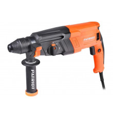 Перфоратор PATRIOT RH 307 SDS+, мощность 1125 Вт, 3.3 Дж, 3 режима работы, макс.диаметр 30 мм, набор буров и долот, глубиномер, кейс 140301369