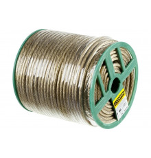 Стальной трос в полимерной оболочке STAYER 8 мм L=100 м 30410-80