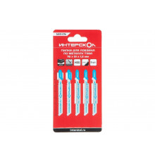 Пилки для лобзика по металлу T118А 76x51x1.2 мм, 5 шт ИНТЕРСКОЛ 36151.076