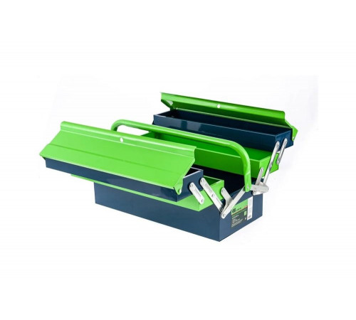 Ящик для инструмента СИБРТЕХ 430x200x200 мм, пять секций, металлический 90751