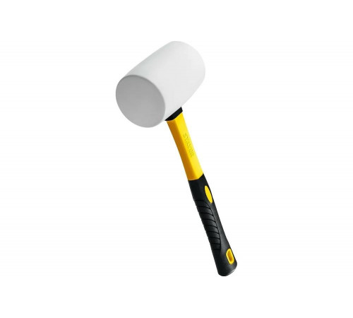STAYER 900 г, киянка резиновая белая с фиберглассовой ручкой 20533-900 Professional
