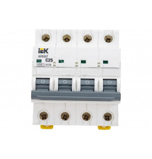 Автоматический выключатель IEK ARMAT M10N 4P C 25А AR-M10N-4-C025