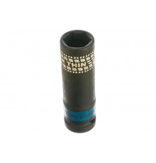 Торцевая ударная головка KING TONY глубокая, 1/2", 17 мм, тонкостенная 441517M