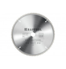 Диск пильный по алюминию KRAFTOOL Multi material 305x30 мм, 100Т 36953-305-30