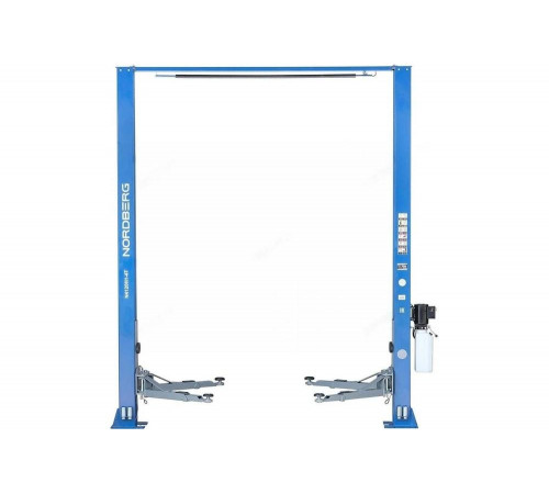 Подъемник NORDBERG 380 V, 2х стоечный, 4 т, с верхней синхронизацией, H 4,0 м, синий N4120H1-4B_380