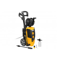 Моечная машина высокого давления Denzel R-180D с барабаном 58239