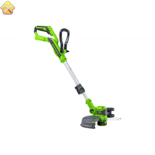 Триммер аккумуляторный GreenWorks 24 V, 30,5 см, с 1хАКБ 4Ач c USB и ЗУ 2110407USB4