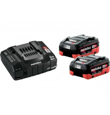 Комплект аккумуляторы (18 В; 5.5 Ач; LiHD) + Зарядное устройство ASC 145 Metabo 685190000