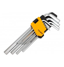 Набор шестигранников TOLSEN 9 предметов, средний 20048