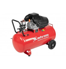Воздушный компрессор MTX кк-2200/100, 2,2 квт, 350 л/мин, 100 л, прямой привод, масляный 58033