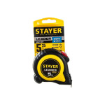 Рулетка Stayer LEADER 5м / 25мм с автостопом в ударостойком обрезиненном корпусе 3402-5_z02