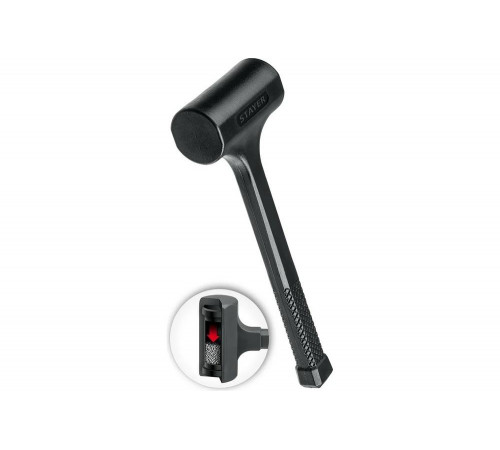 STAYER 1350 г, 60 мм, облитый эластомером, безынерционный молоток 2042-1350