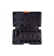 Метчик для восстановления свечной резьбы AFFIX набор ремонтных вставок, кейс, 16 предметов AF10312116C