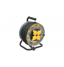 Катушка IEK "Professional" УК30 4 места, 2Р+PЕ, 30м, КГ, 3х1,5мм2, IP44 WKP16-16-04-30-44