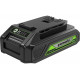 Цепная пила аккумуляторная GreenWorks 2005807USB4, 24V, 30см, бесщеточная, c 1хАКБ 2 Ач c USB и ЗУ 2007007USB2