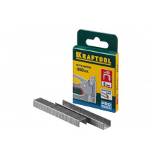Скобы для степлера KRAFTOOL тип 53 (A /10 /JT21) 8 мм, 1000 шт, калибр 23GA, 31670-08