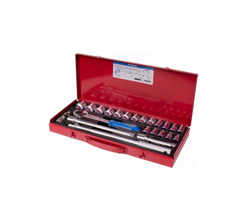 Набор головок с принадлежностями KING TONY 1/2", двенадцатигранные 23 предмета 4031SR