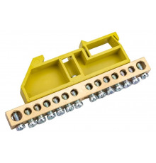 Шина на DIN-изоляторе IEK ШНИ-8x12-14-Д-Ж, ИЭК YNN10-812-14D-K05