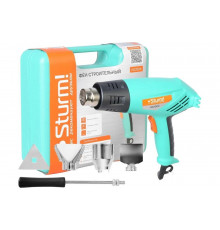 Фен технический Sturm 2000 Вт, 350/550C, 250/550л/мин, 5 насадок, кейс HG2004