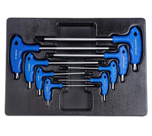 Набор L-образных ключей Torx, ложемент, 8 предметов KING TONY 9-22308TR