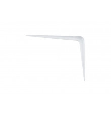 Угловой кронштейн с ребром СИБРТЕХ 300x350 мм, белый 94018