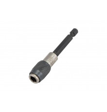 Держатель вставок с фиксатором (1/4"; 75 мм) для шуруповерта KING TONY 752-75