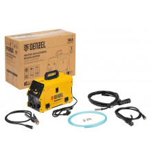 Инверторный аппарат полуавтоматической сварки Denzel mini mig-140fg, 140 а 94322