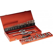 Резьбонарезной набор M3-M20 HSS метчики+плашки+воротки, 54шт RUKO 245040