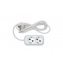 Бытовой удлинитель RUCELF 2 гнезда ПВС 3х0,75 RU-02-375-02PZ 00-00003146