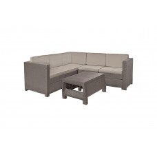 Угловой комплект Keter Provence set with coffee table капучино 227780