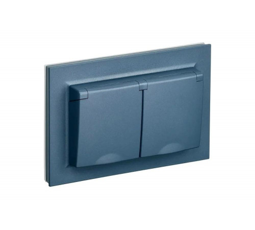 IEK Brite - надежная двухместная розетка для электрических устройств