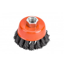 Щетка чашечная, витая стальная проволока (65 мм; М14х2 мм) Sturm 5240201