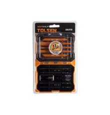 Набор вставок (бит) 1/4", PH, PZ, Hex, Torx, Slotted, 11 предметов TOLSEN TT20375