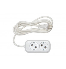 Бытовой удлинитель RUCELF 2 гнезда ПВС 2х1 RU-02-210-02S 00-00003134