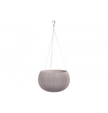 Подвесной горшок для цветов KETER COZY, размер M, цвет дымчато-пурпурный 17205456SP