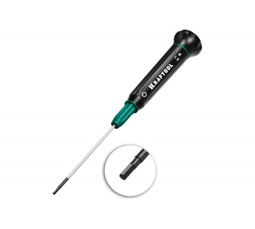 KRAFTOOL HEX 1.5, отвертка для точных работ Precision 25685-1.5
