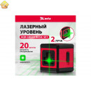 Лазерный уровень MTX xqb green basic set, 20 м, зеленый луч, батарейки, резьба 1/4" 35019