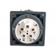 Встраиваемая розетка IEK MAGNUM ССИ-435 63А-6ч/200-415В 3P+PE+N IP67 PSN70-063-5-2-67