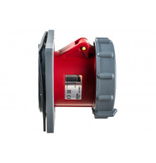 Встраиваемая розетка IEK MAGNUM ССИ-435 63А-6ч/200-415В 3P+PE+N IP67 PSN70-063-5-2-67