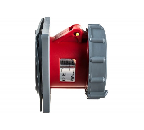 Встраиваемая розетка IEK MAGNUM ССИ-435 63А-6ч/200-415В 3P+PE+N IP67 PSN70-063-5-2-67