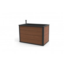 Кашпо-грядка для растений KETER Maple Mobile Urban Garden Bed 88L коричневый 252483