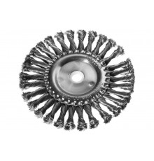 Щетка дисковая (175х22.2 мм; жгутированные пучки стальной проволоки 0.5 мм) для УШМ DEXX 35100-175