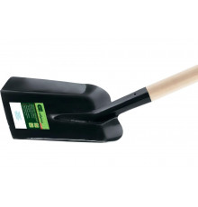 Лопата совковая СИБРТЕХ 215x260x1400 мм, деревянный черенок 61309