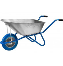 Садово-строительная тачка ЗУБР ПТ-100 90 л, грузоподъемность 180 кг 39901_z01