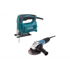 Набор Makita DK0122: лобзик 4326 + угловая шлифмашина GA5030