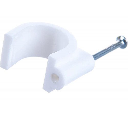 STAYER 16 мм, полиэтилен, 40 шт., скоба-держатель для круглого кабеля 4510-16