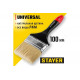 STAYER 100 мм, 4", щетина натуральная светлая, кисть плоская UNIVERSAL-PROFI 0104-100