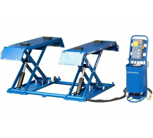 Подъемник ножничный NORDBERG 3т, 380В, синий N632-3B_380
