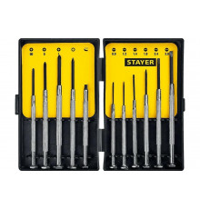 Часовые отвертки для особоточных работ Stayer 11 предметов 2560-H11_z02