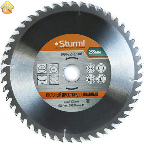 Пильный диск Sturm 9020-255-32-48T